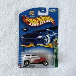 Hot Wheels 2003 Treasure Hunt Midnight Otto White & Red 007 Real Riders 7/12